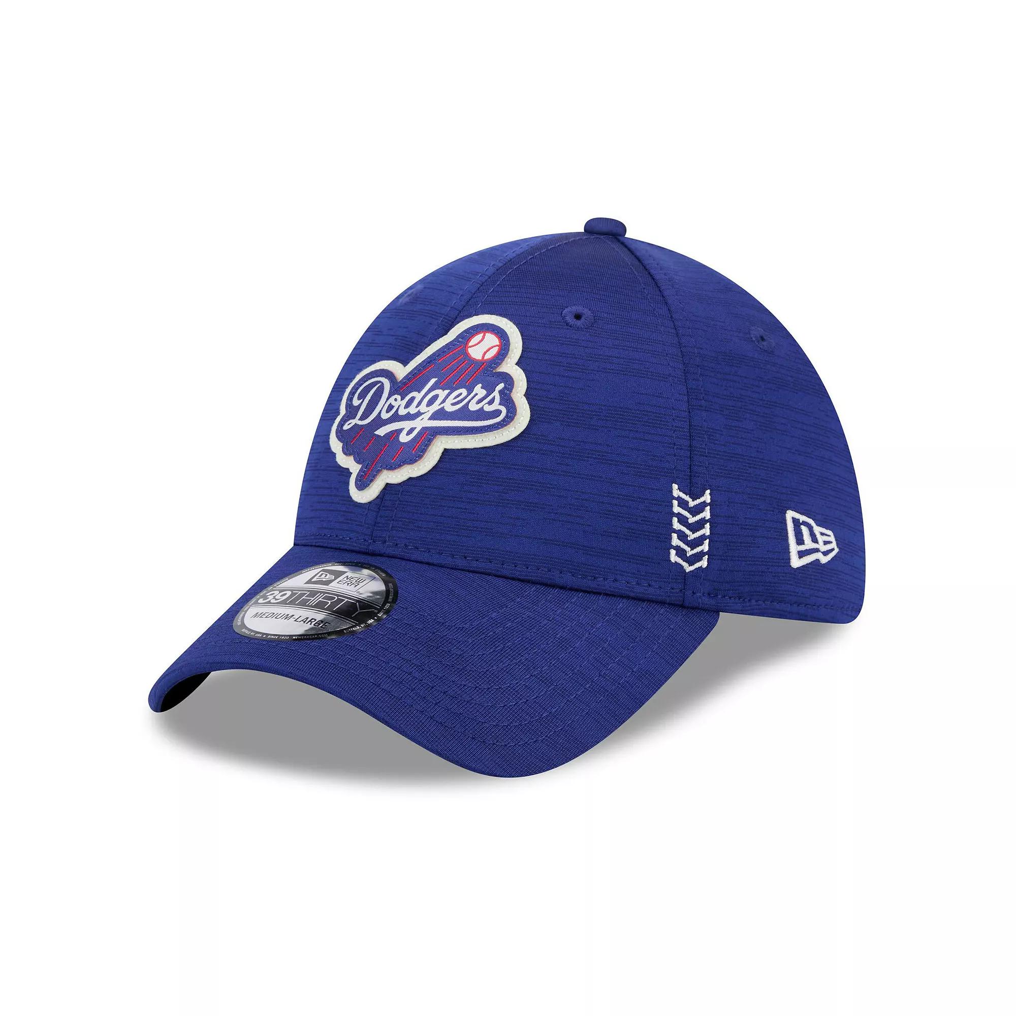 Men's New Era Royal Los Angeles Dodgers 2024 Clubhouse 39THIRTY Flex Fit Hat,  Product Image