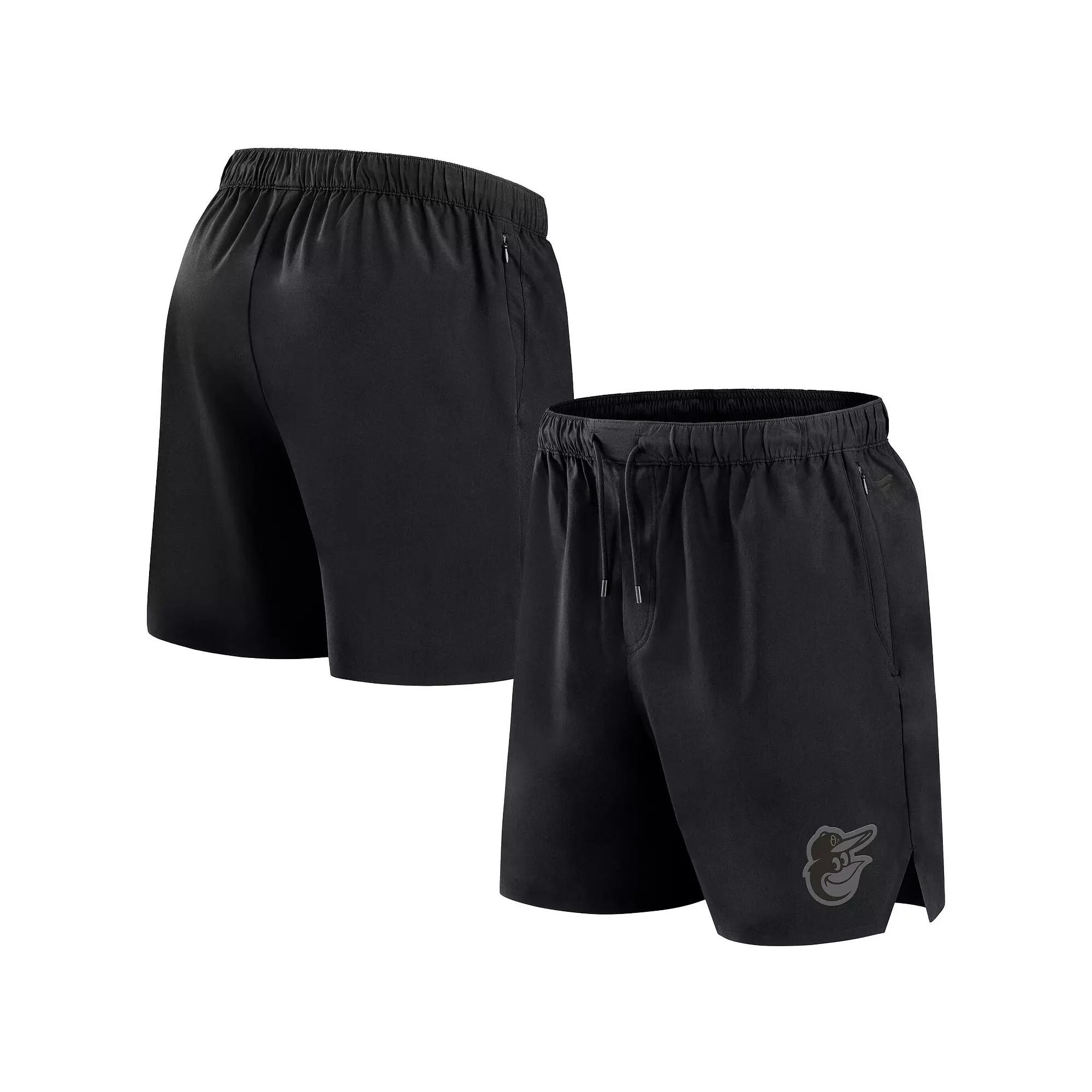 Men's Fanatics Signature Black Seattle Mariners Front Office Woven Shorts,  Product Image