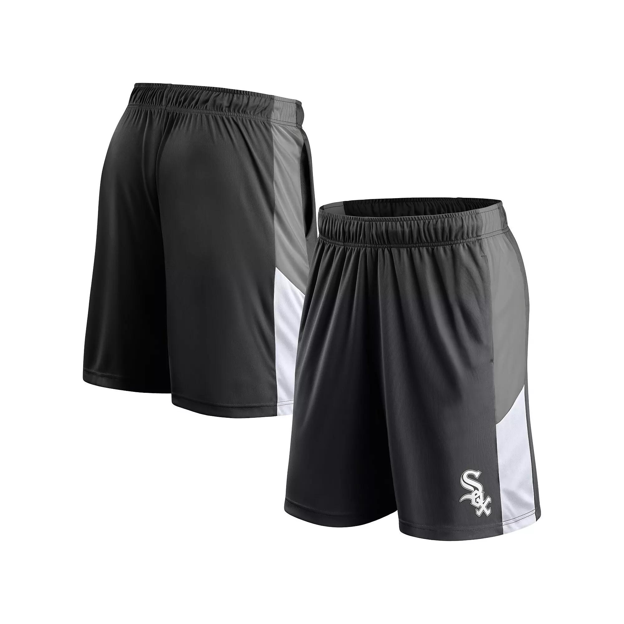 Men's Fanatics Branded Black Chicago White Sox Primary Logo Shorts,  Product Image