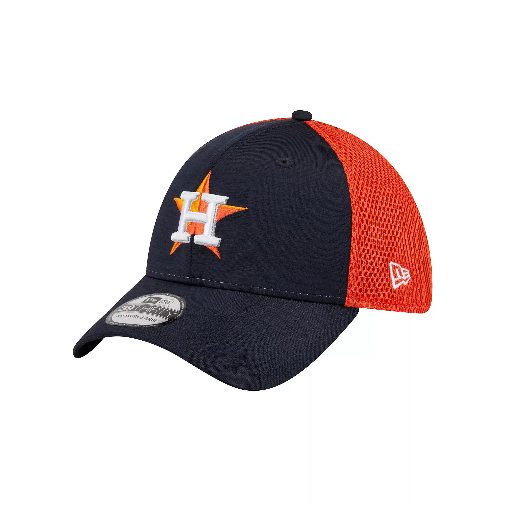 Men's New Era Navy Houston Astros Neo 39THIRTY Flex Hat, Size: Small/Medium, Blue Product Image