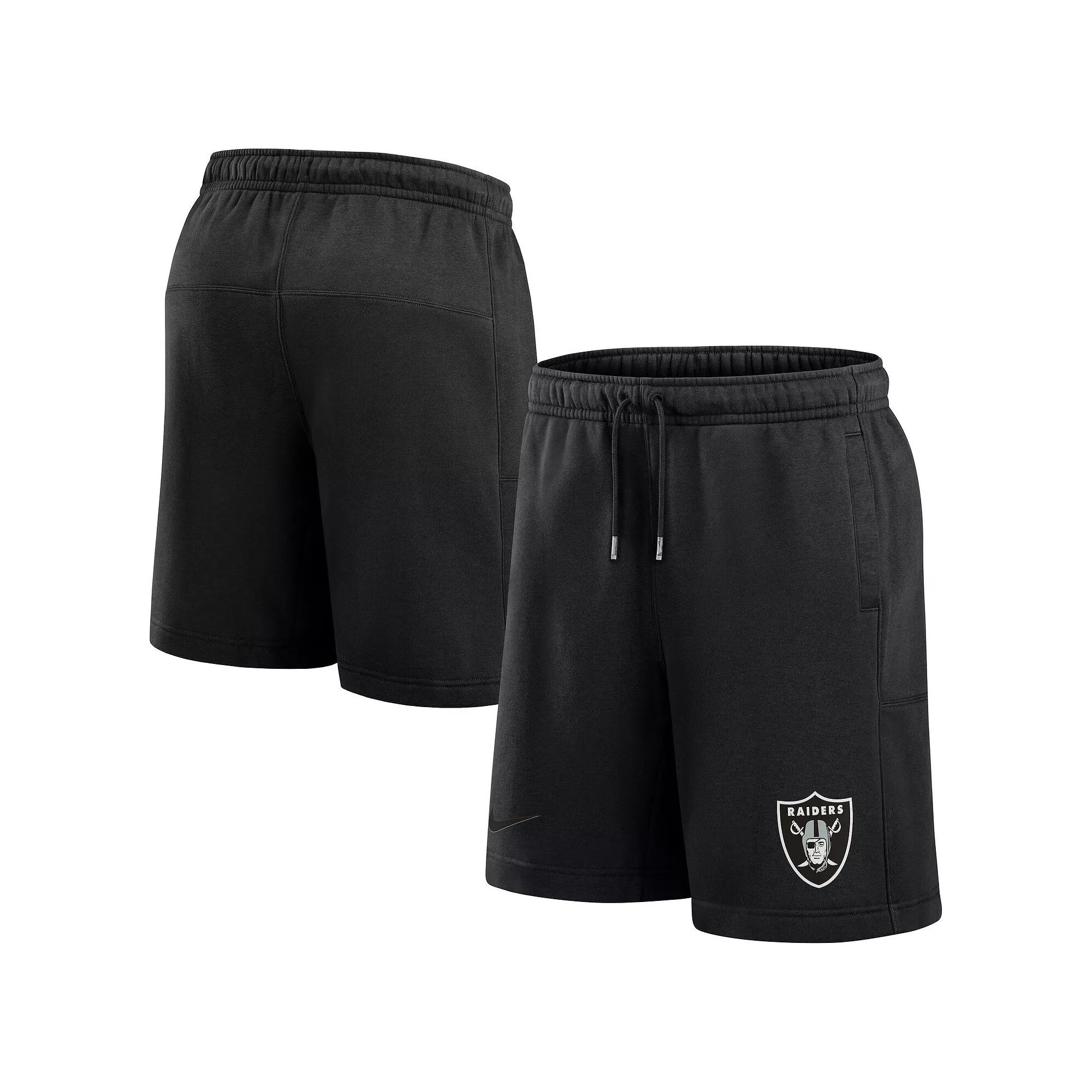 Men's Nike  Black Las Vegas Raiders 24 Edge Fleece Shorts, Size: Medium, Lvr Black Product Image