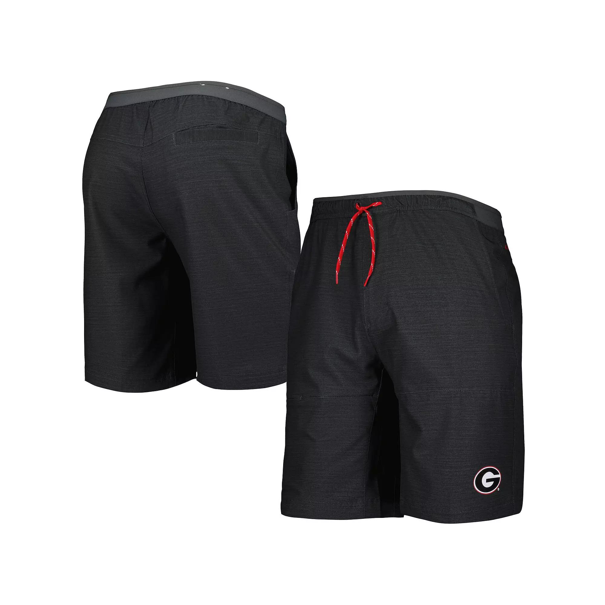 Men's Columbia Charcoal Georgia Bulldogs Twisted Creek Omni-Shade Omni-Shield Shorts, Size: Small Product Image