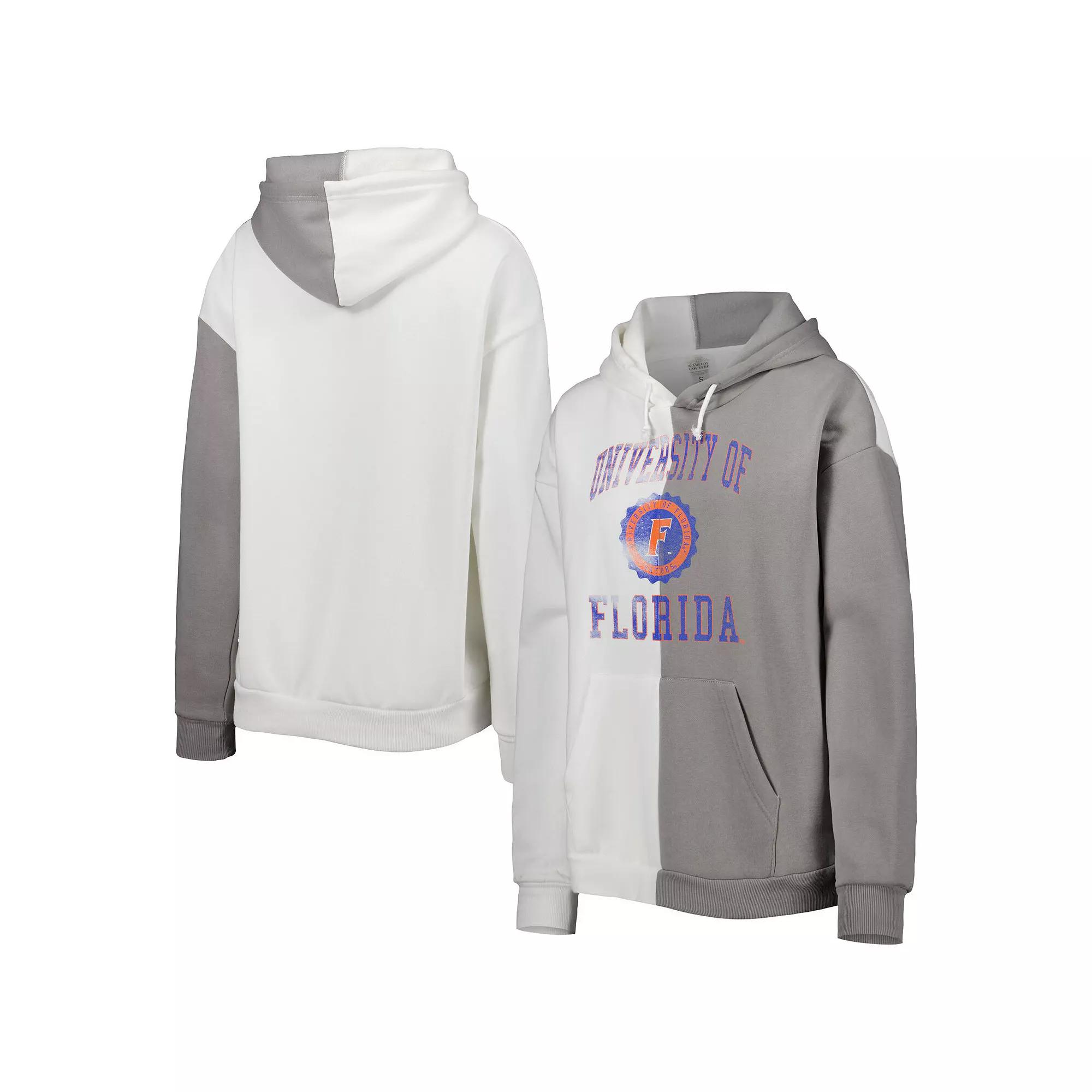 Womens Gameday Couture Gray Florida Gators Split Pullover Hoodie Product Image