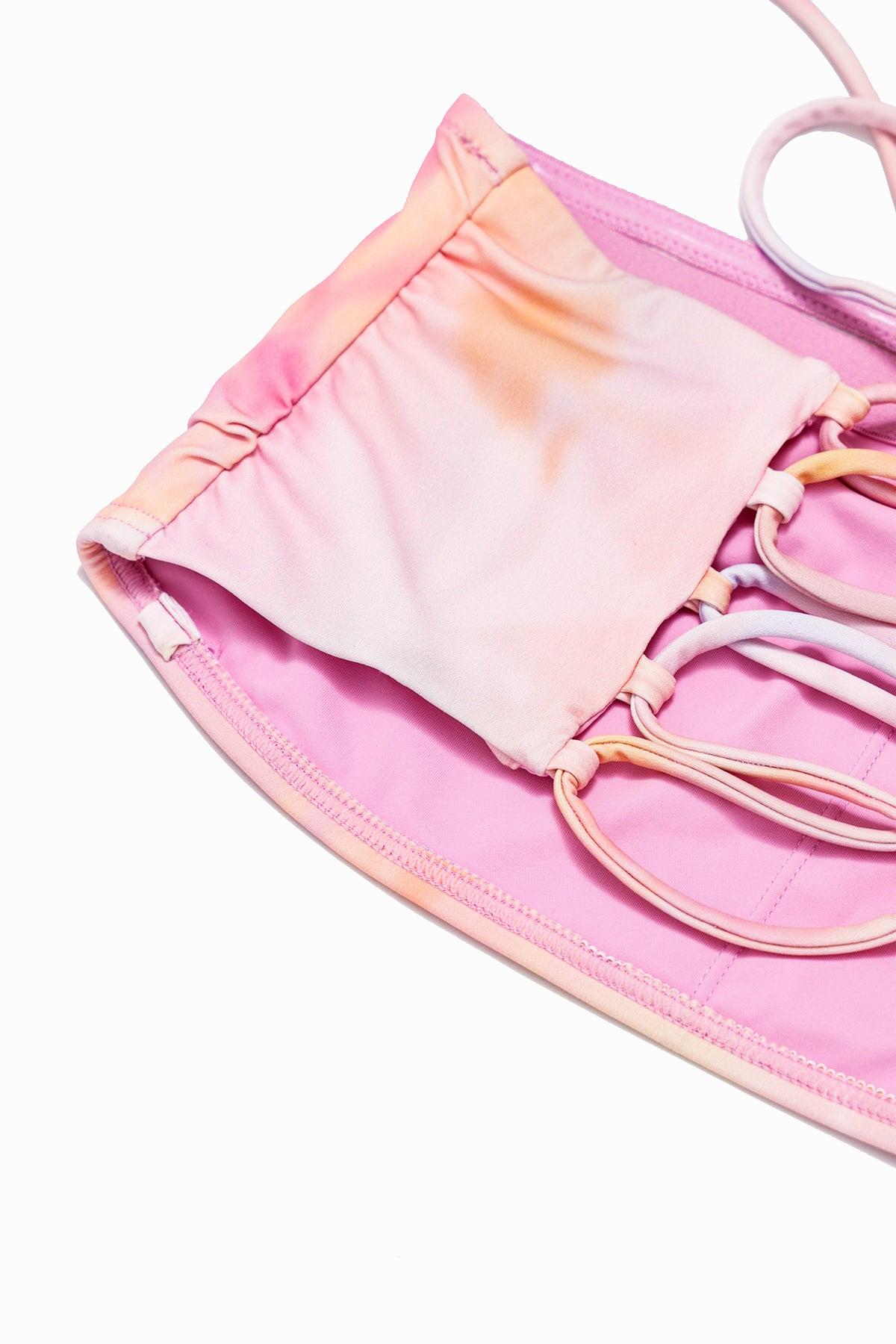 Sandbar Strapless Bikini Top - Floral Haze Product Image