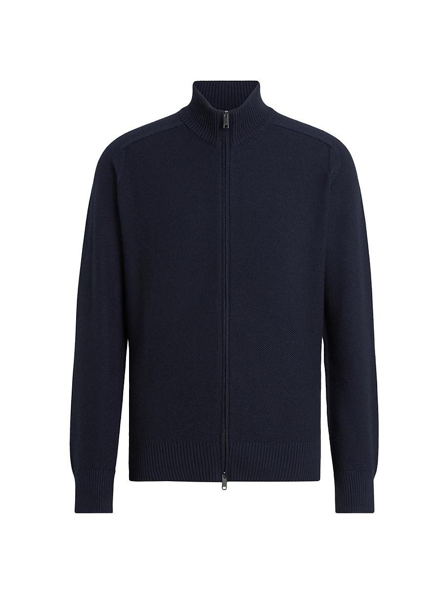 Mens Cashseta Full Zip Cardigan Product Image