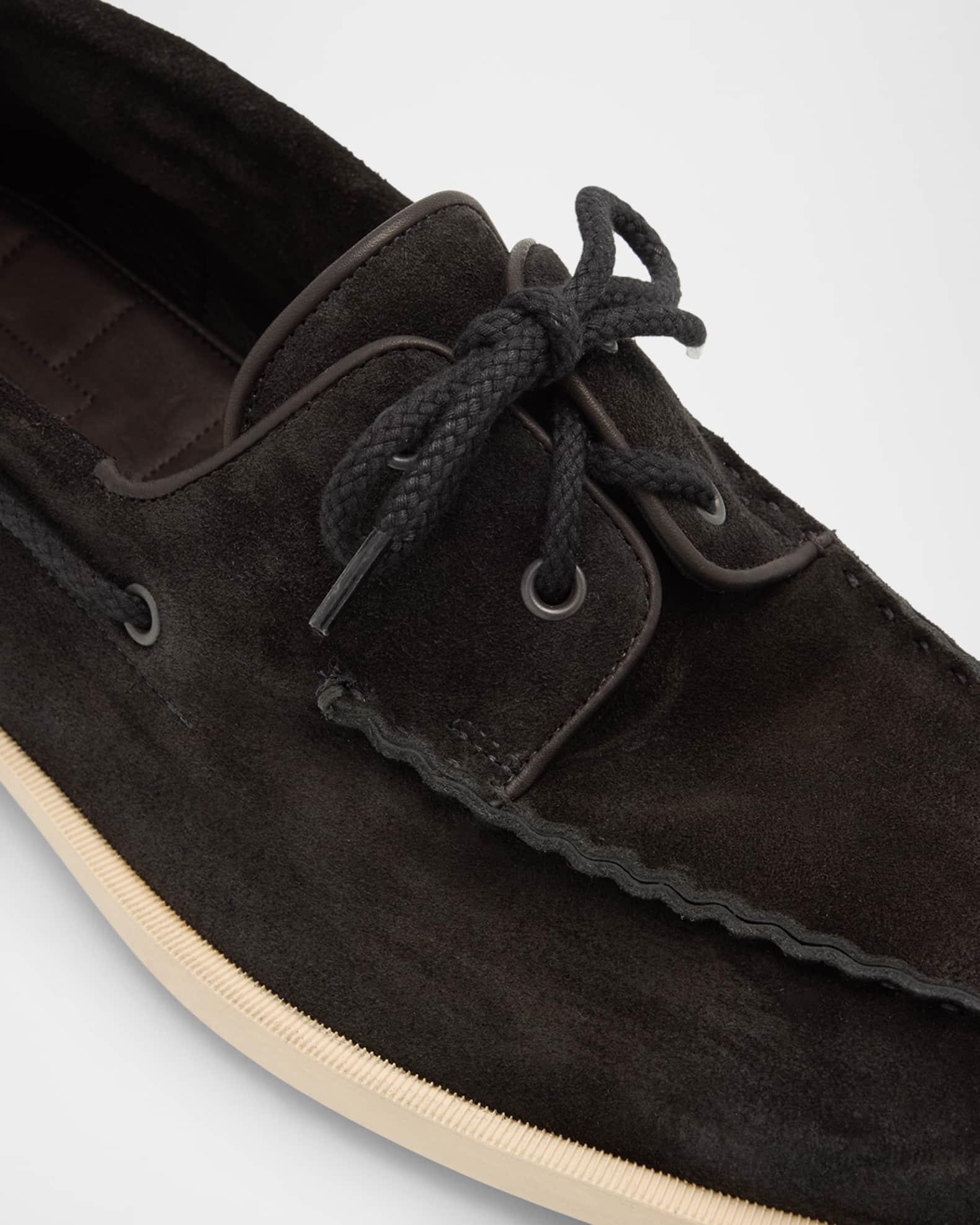 Men's Foil Suede Boat Shoes Product Image