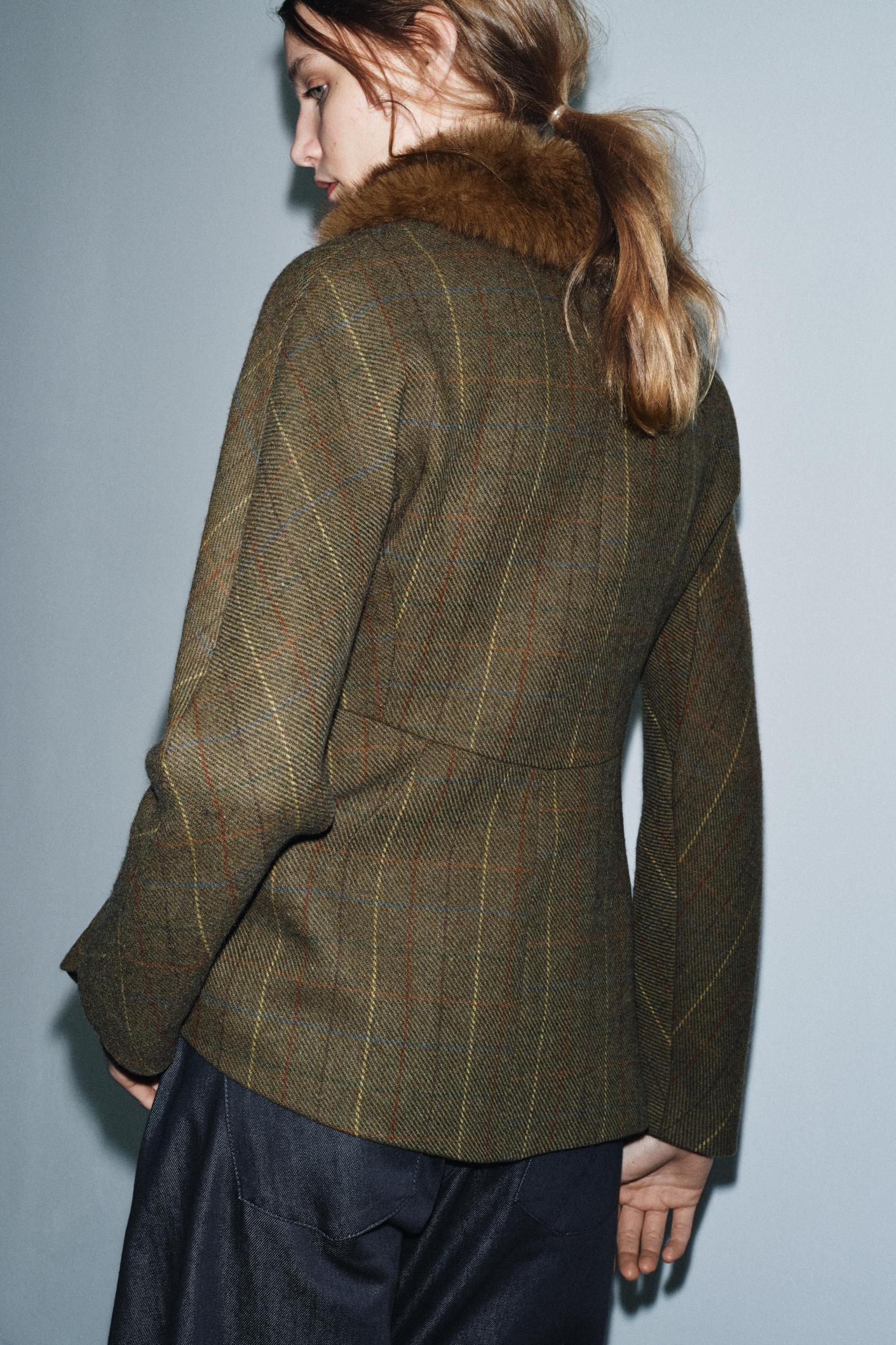 WOOL BLEND BLAZER ZW COLLECTION Product Image