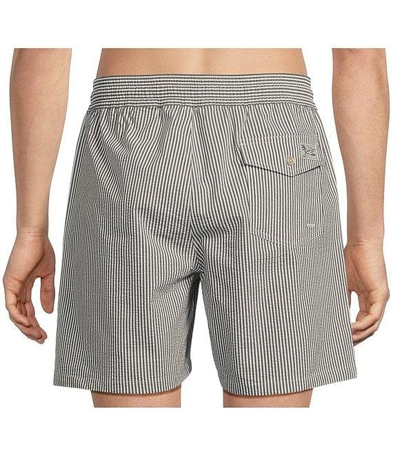 Polo Ralph Lauren Traveler Classic Bengal-Stripe 5.75 Inseam Swim Trunks Product Image
