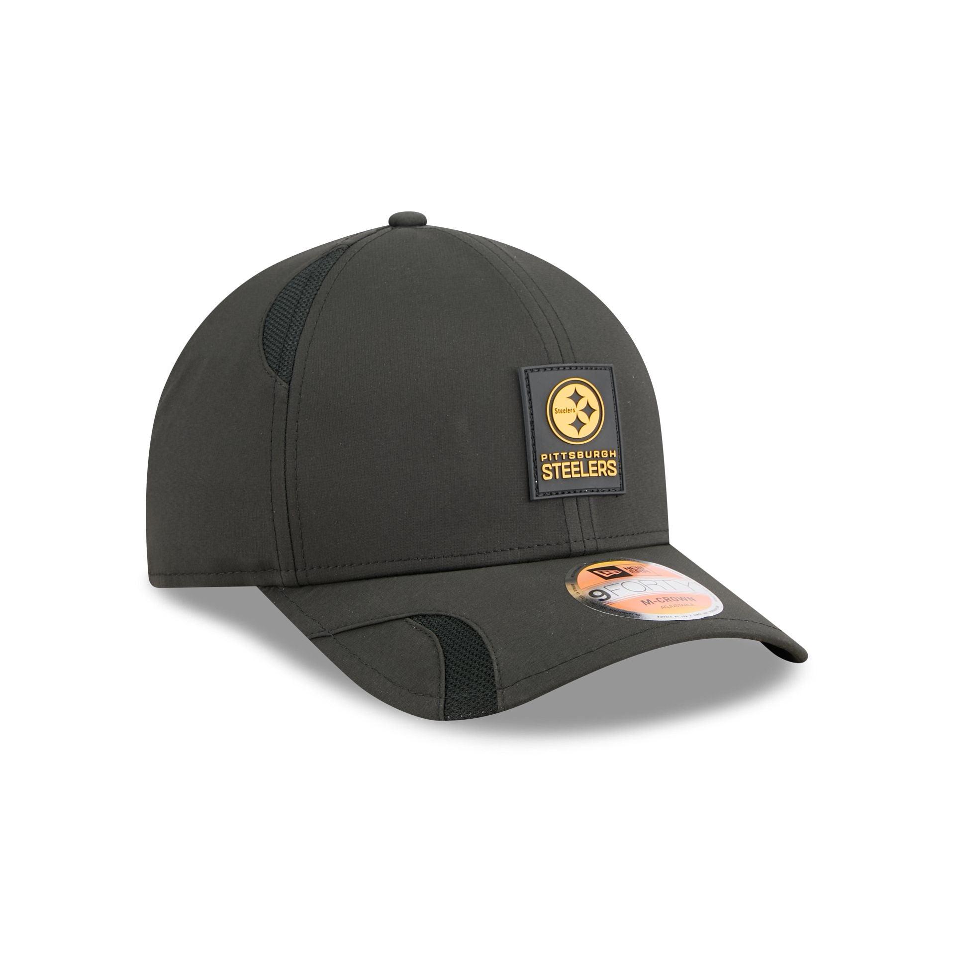 Pittsburgh Steelers 2025 Sideline Hot Weather 9FORTY M-Crown Snapback Hat Male Product Image
