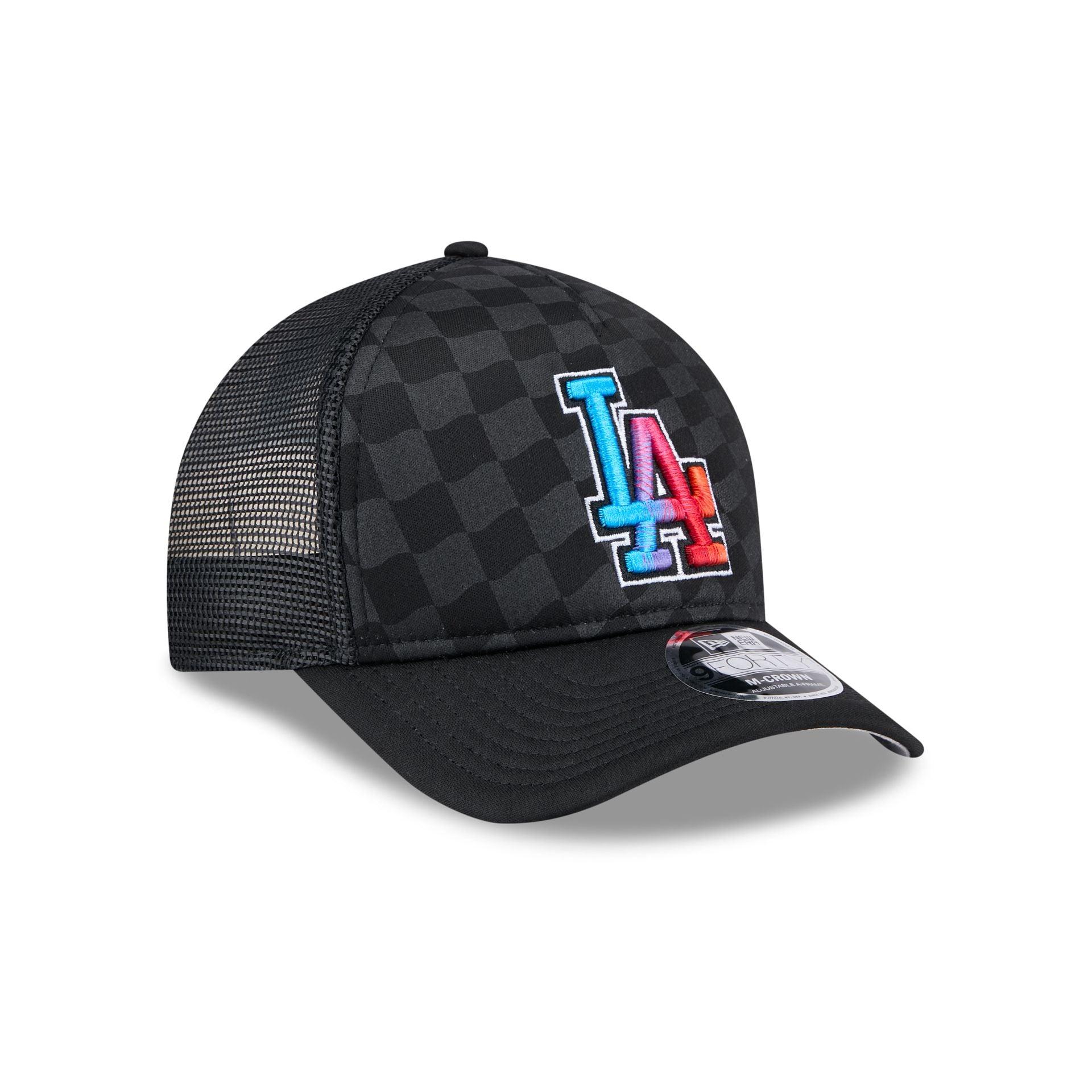 Los Angeles Dodgers Gradient Raceway 9FORTY M-Crown A-Frame Trucker Hat Male Product Image