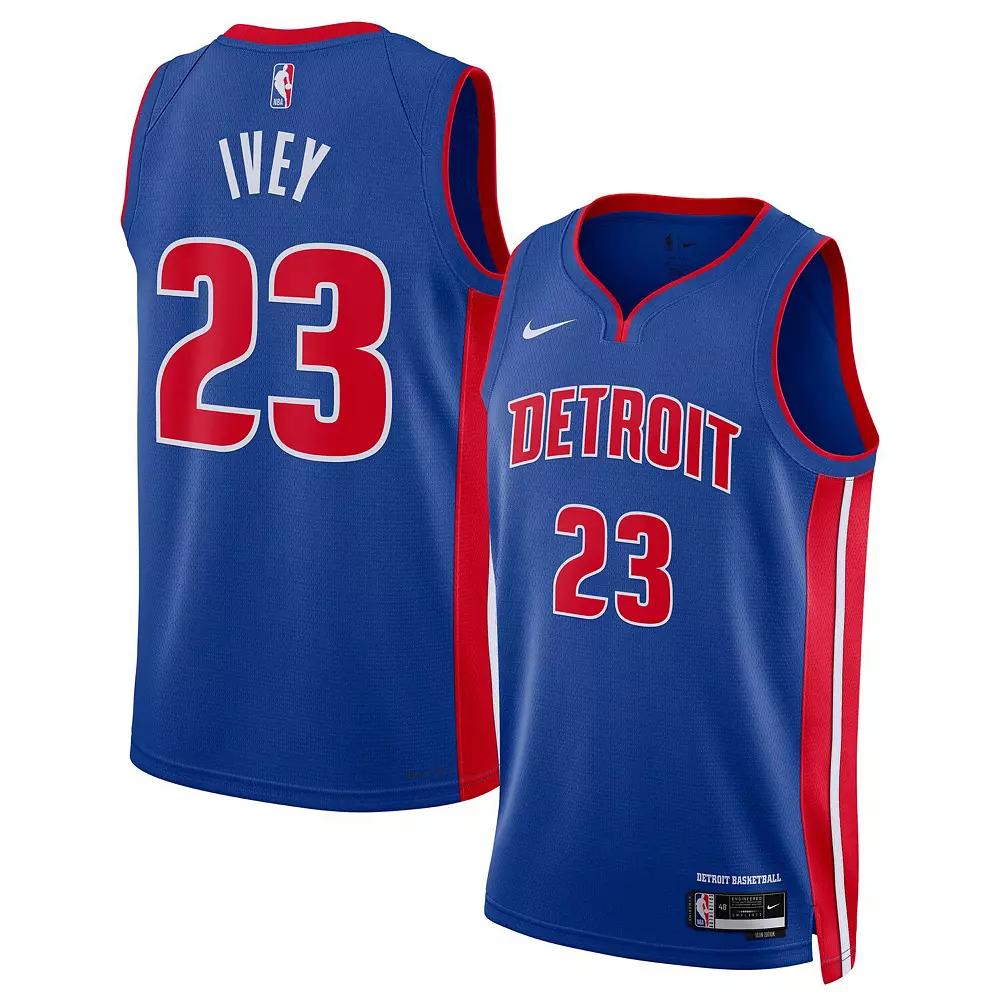 Detroit Pistons Icon Edition Nike Men's Dri-FIT NBA Swingman Jersey Product Image