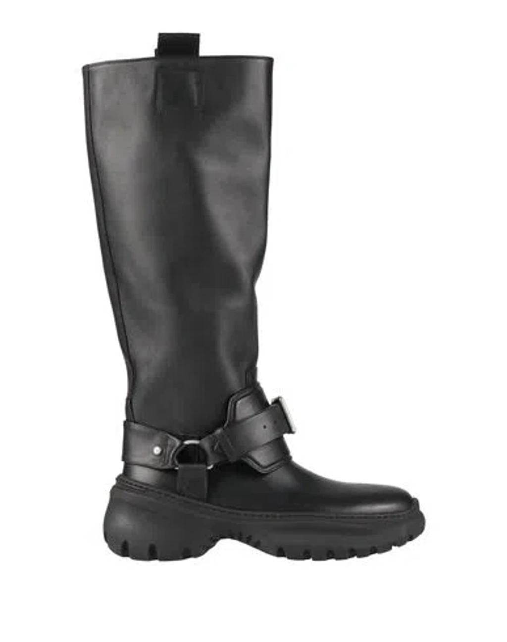BURBERRY 40mm Lf Stomp High Boots In Black Product Image
