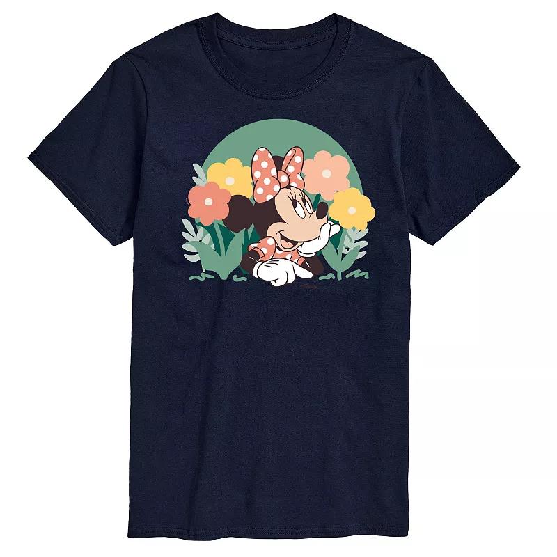 Disney's Minnie Mouse Men's Flowers Graphic Tee,  Product Image