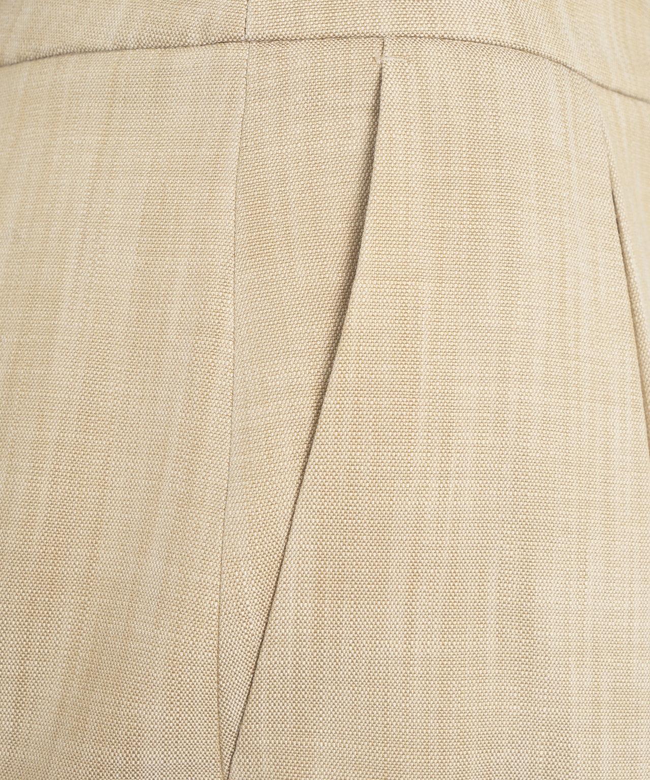 Wide leg pants with pleats Product Image