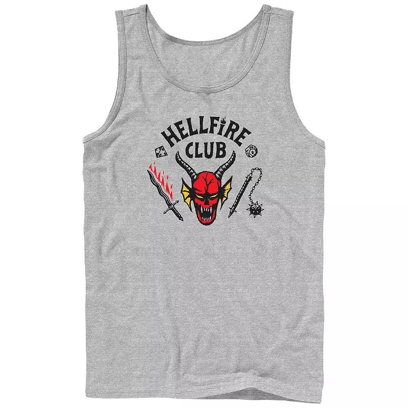 Men's Netflix Stranger Things Hellfire Club Logo Graphic Tank Top,  Product Image