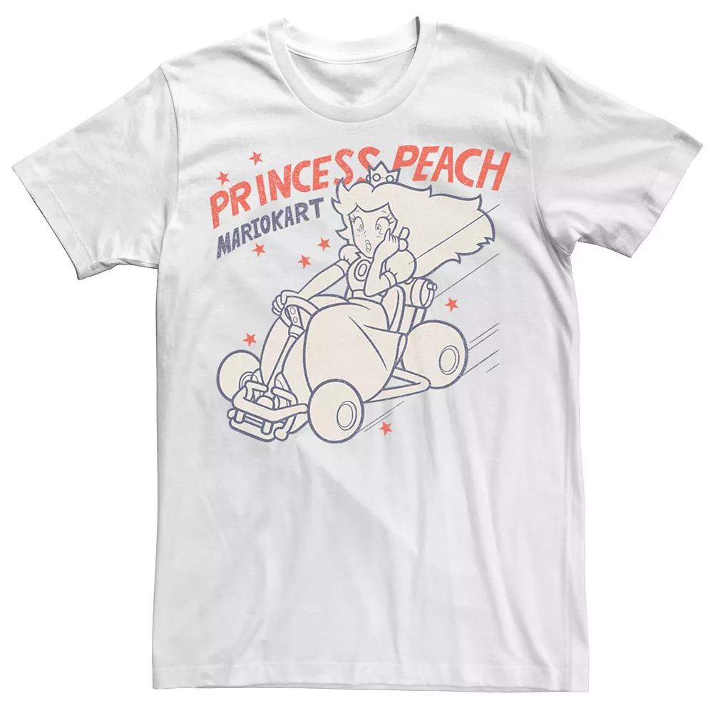 Men's Nintendo Peach Kart Gaming Tee,  Product Image