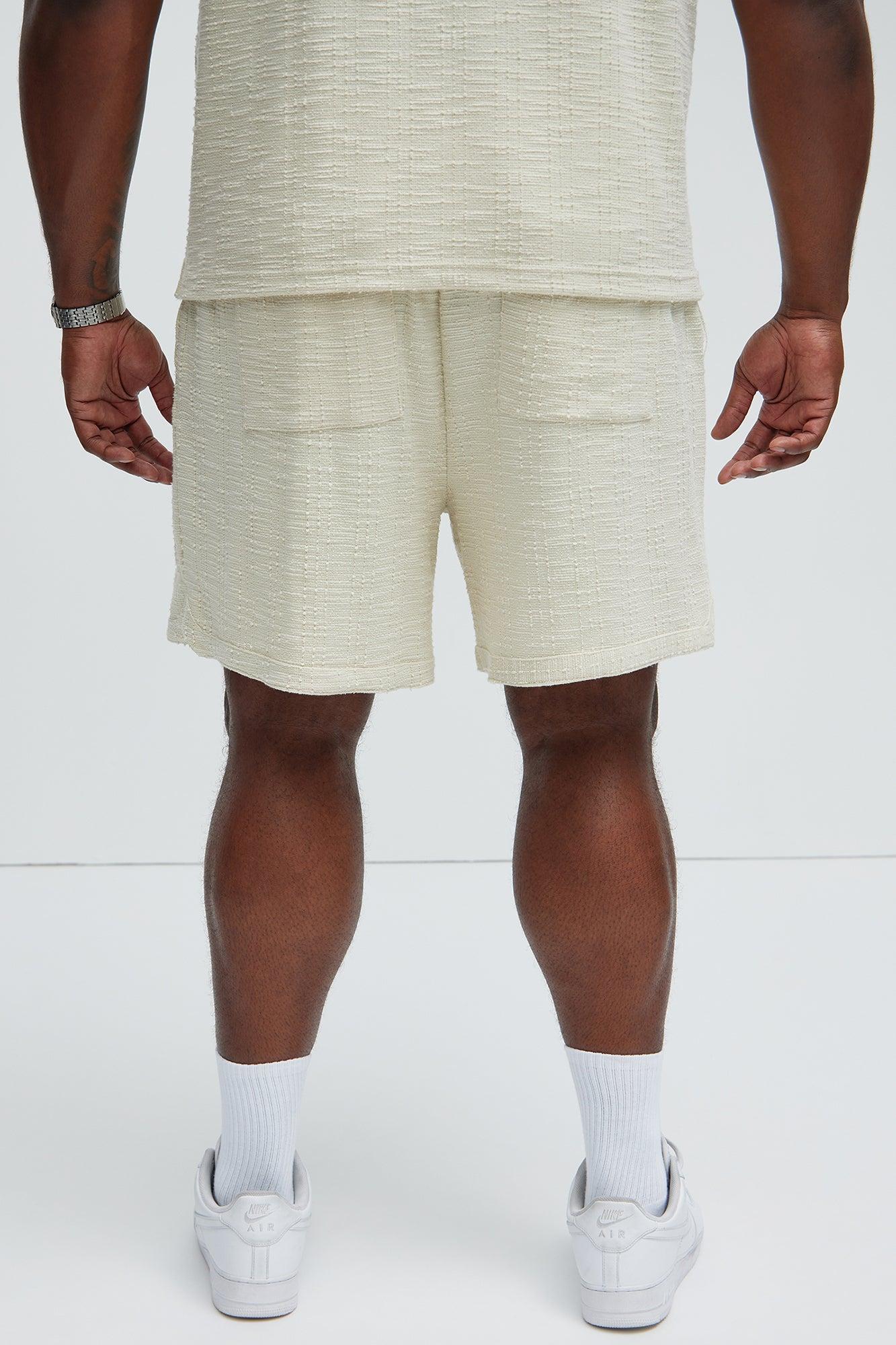 Jordan Textured Volley Shorts - Off White Product Image
