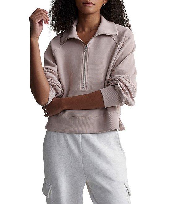 Varley Milano Mock Neck Long Sleeve Half Zip Pullover Product Image