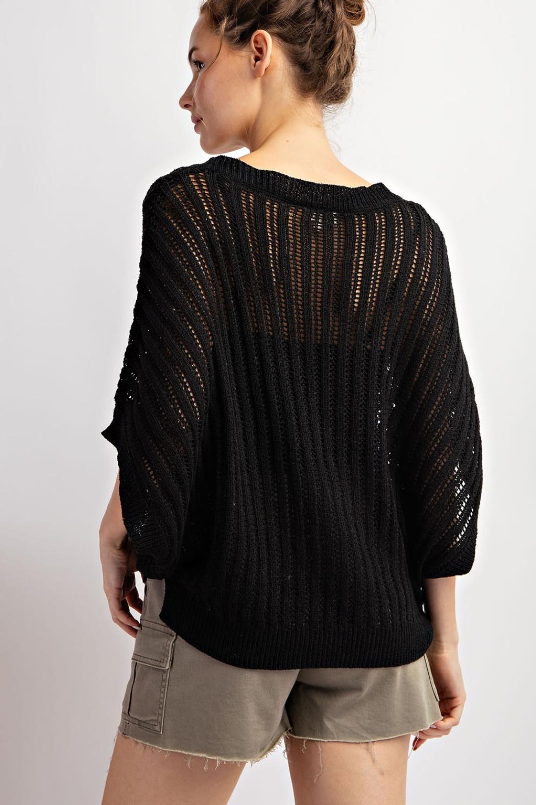 Loose Fit Dolman Sleeve Top Product Image