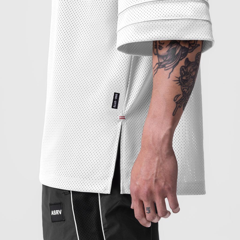 0772. SilverPlus™ Mesh Oversized Jersey - White Male Product Image