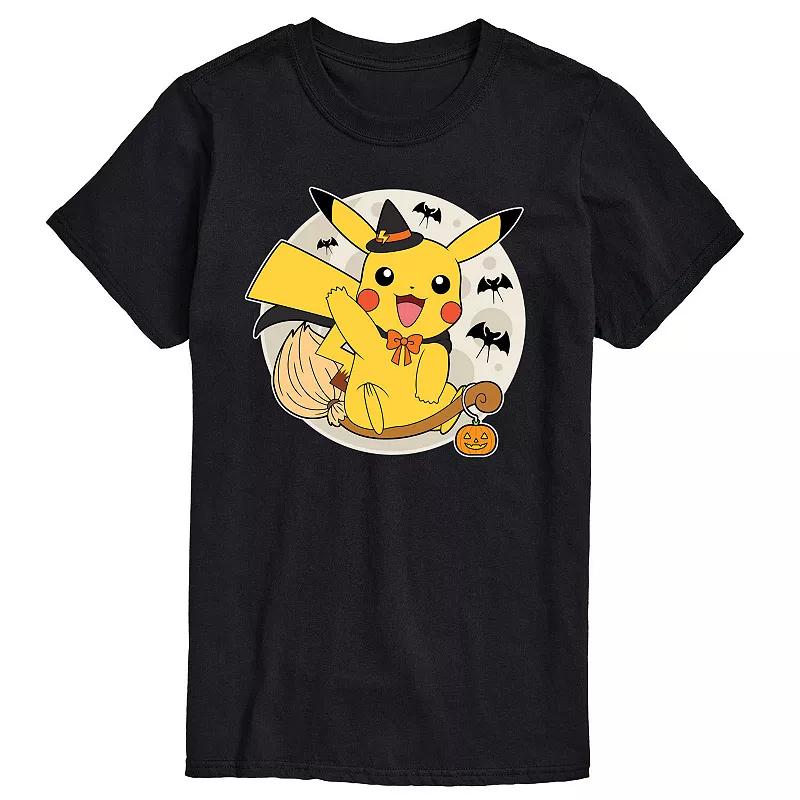 Men's Pokemon Pikachu Moon Witch Graphic Tee,  Product Image