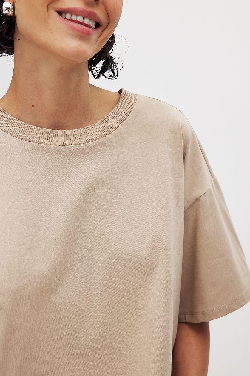 Round Neck Oversized Heavy Tee Product Image