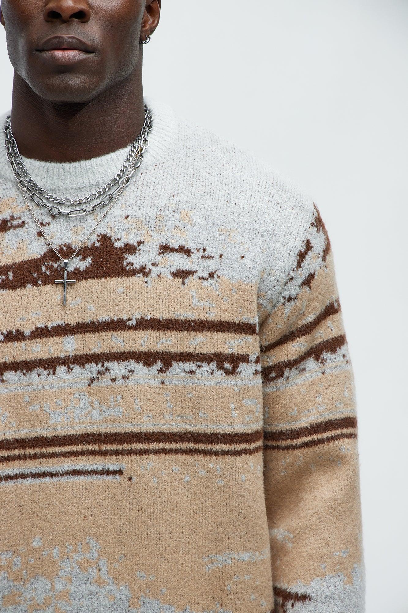 Smyth Crewneck Sweater - Grey/combo Product Image