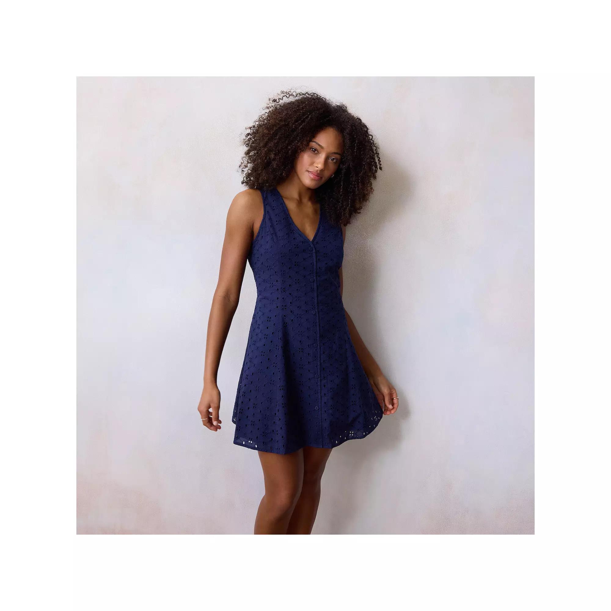 Women's LC Lauren Conrad Souvenir Sleeveless Mini Dress,  Product Image