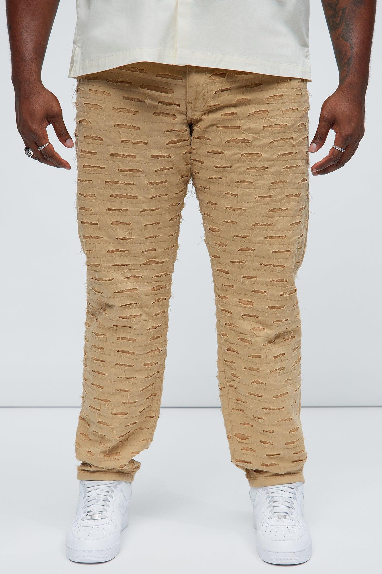 Stone Wall Slim Pants - Khaki Product Image