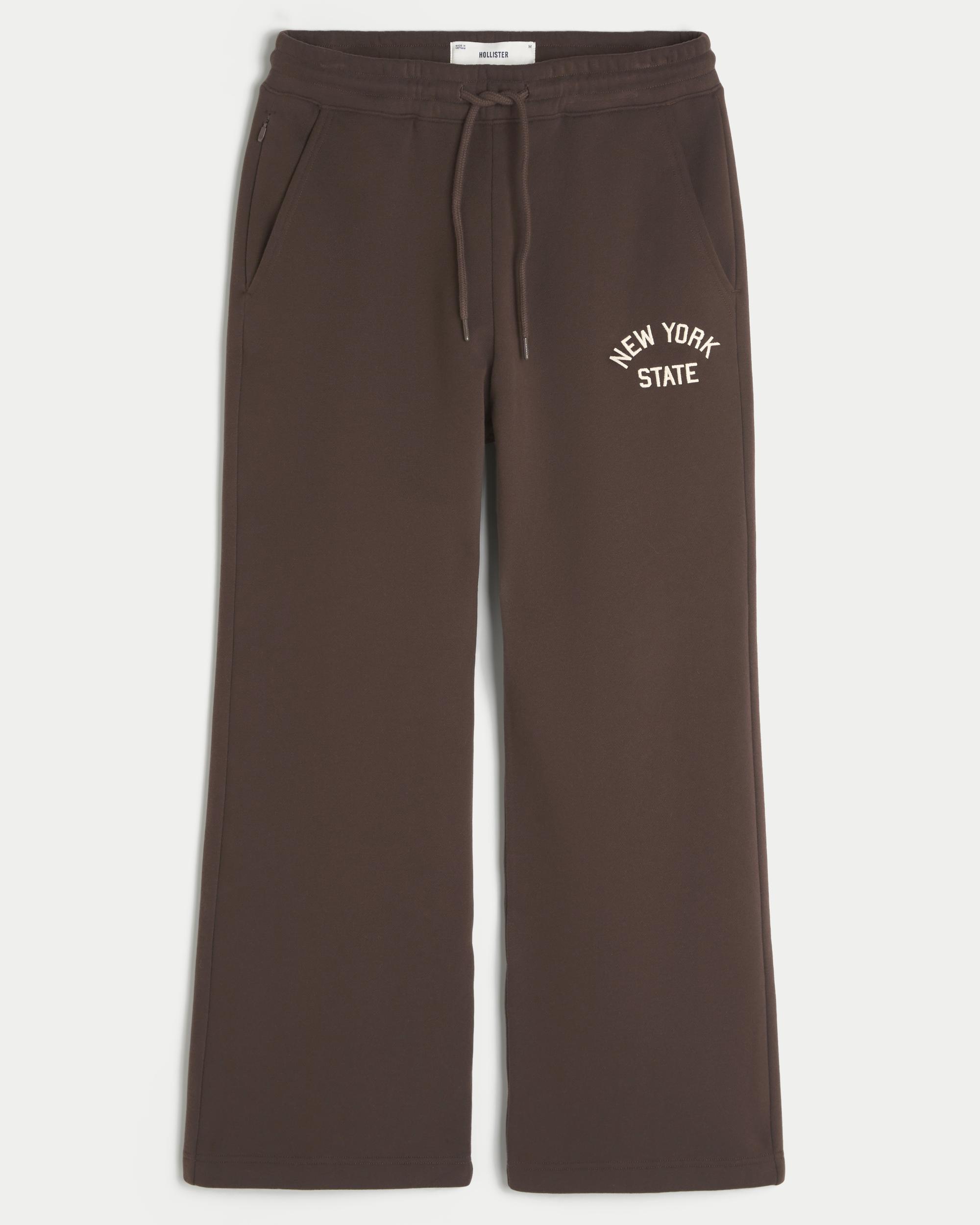 Applique Graphic Bootcut Sweatpants Product Image