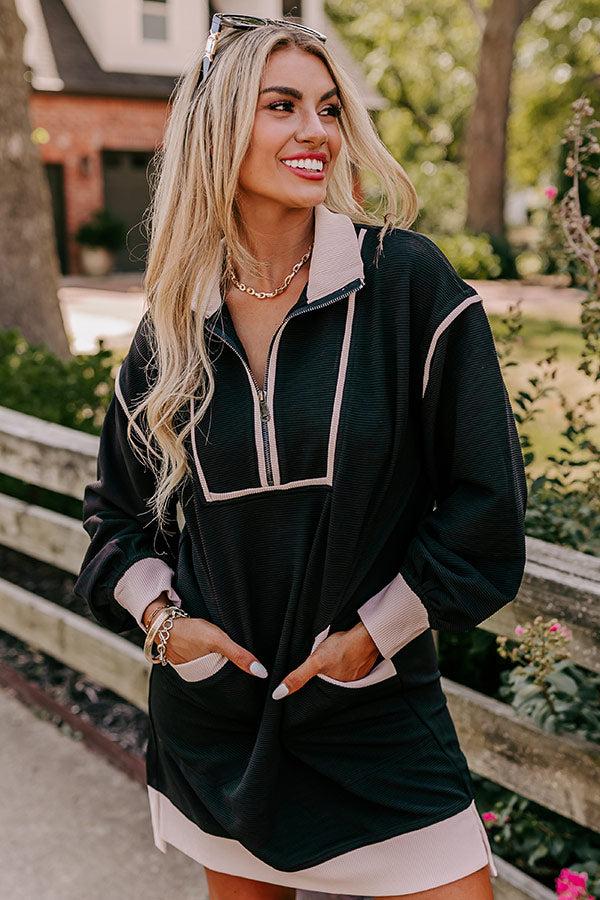 Downtown Manhattan Ribbed Mini Dress Product Image