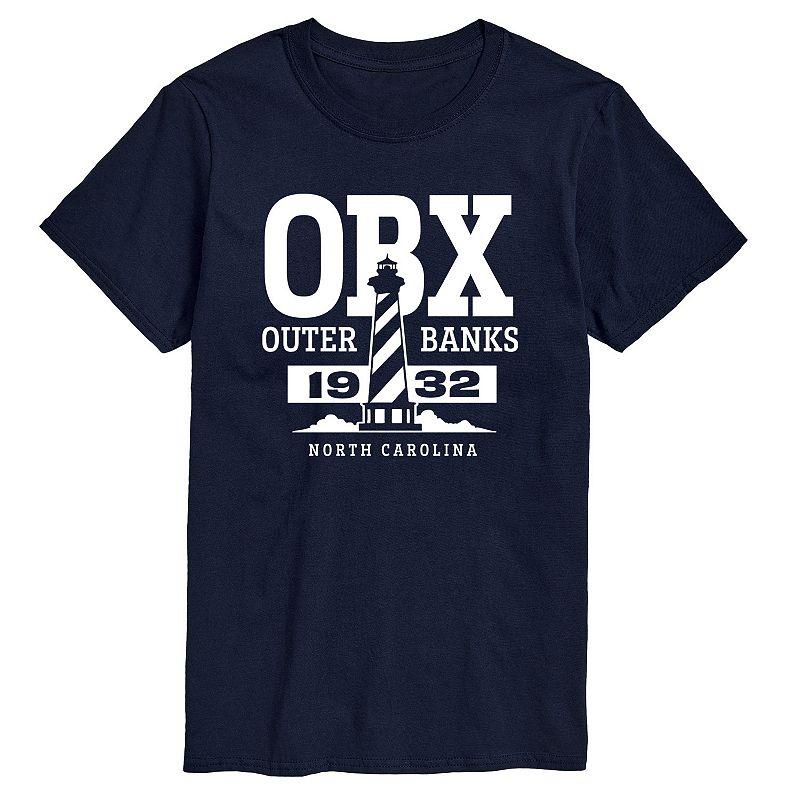 Big & Tall OBX Lighthouse Graphic Tee, Men's,  Product Image