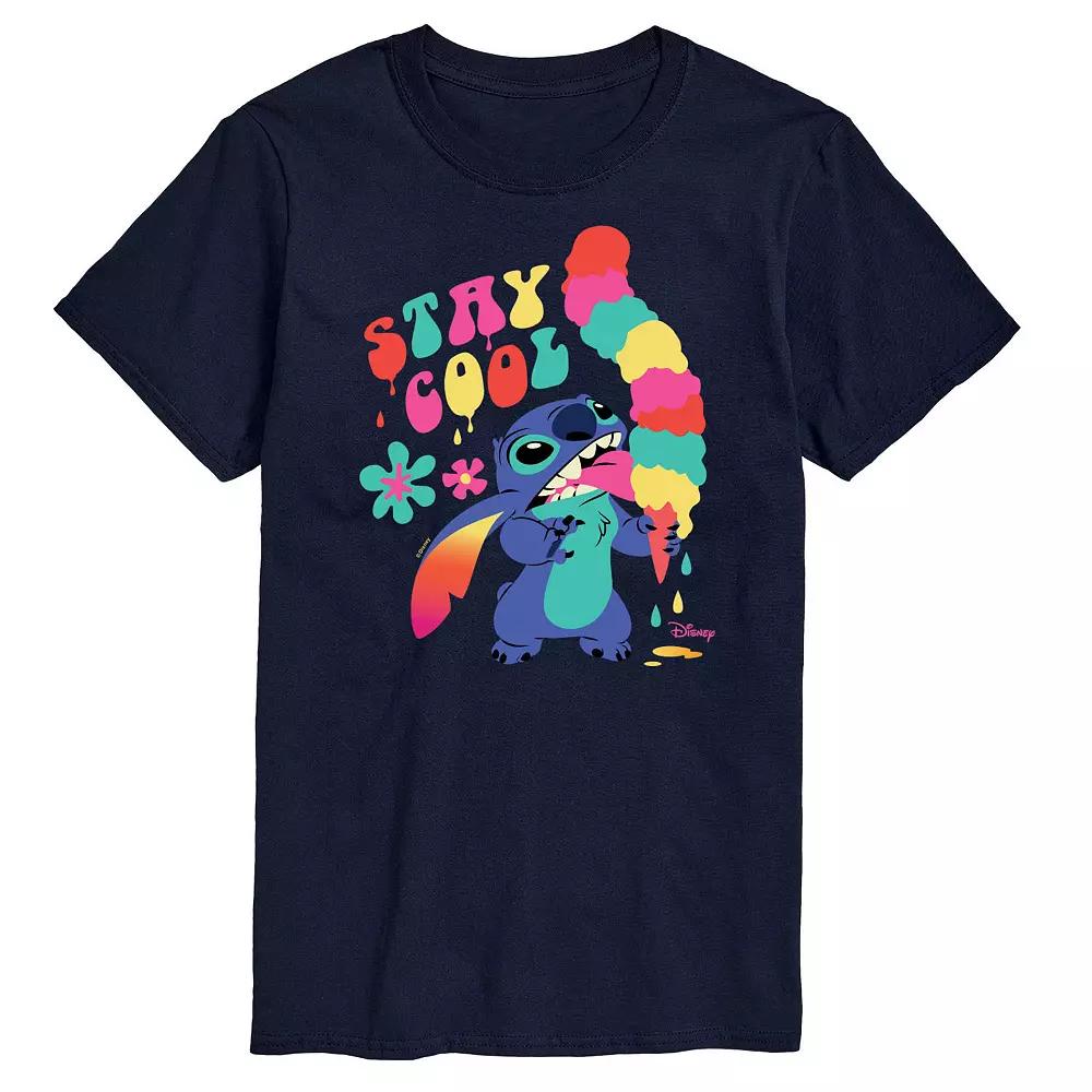 Disney's Lilo & Stitch Big & Tall Stay Cool Graphic Tee, Men's,  Product Image