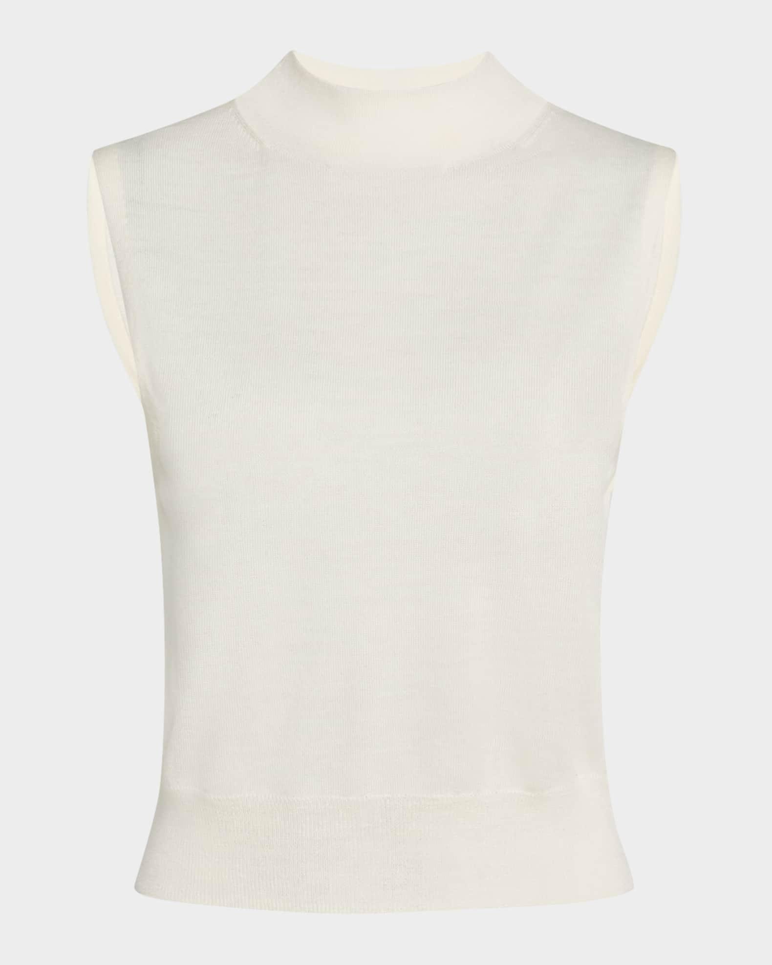 Sleeveless Mock-Neck Top  Product Image