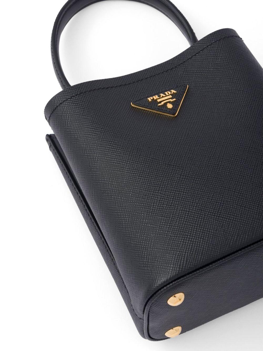 small Panier leather tote bag Product Image