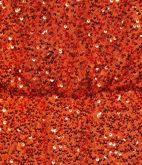 Never Fully Dressed Sequin Tilly Off The Shoulder Long Sleeve Mini Dress Product Image