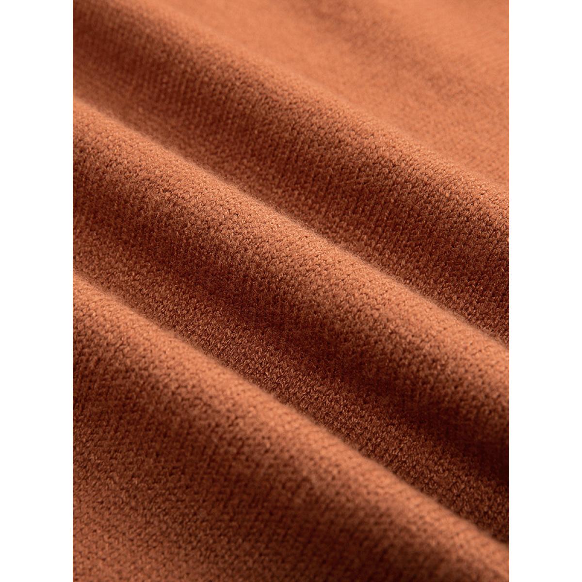 Plus Size Supersoft Essentials Bandana Split Side Cardigan Chocolate Women Casual Loose Long Sleeve Everyday Cardigans BloomChic 10/M Product Image