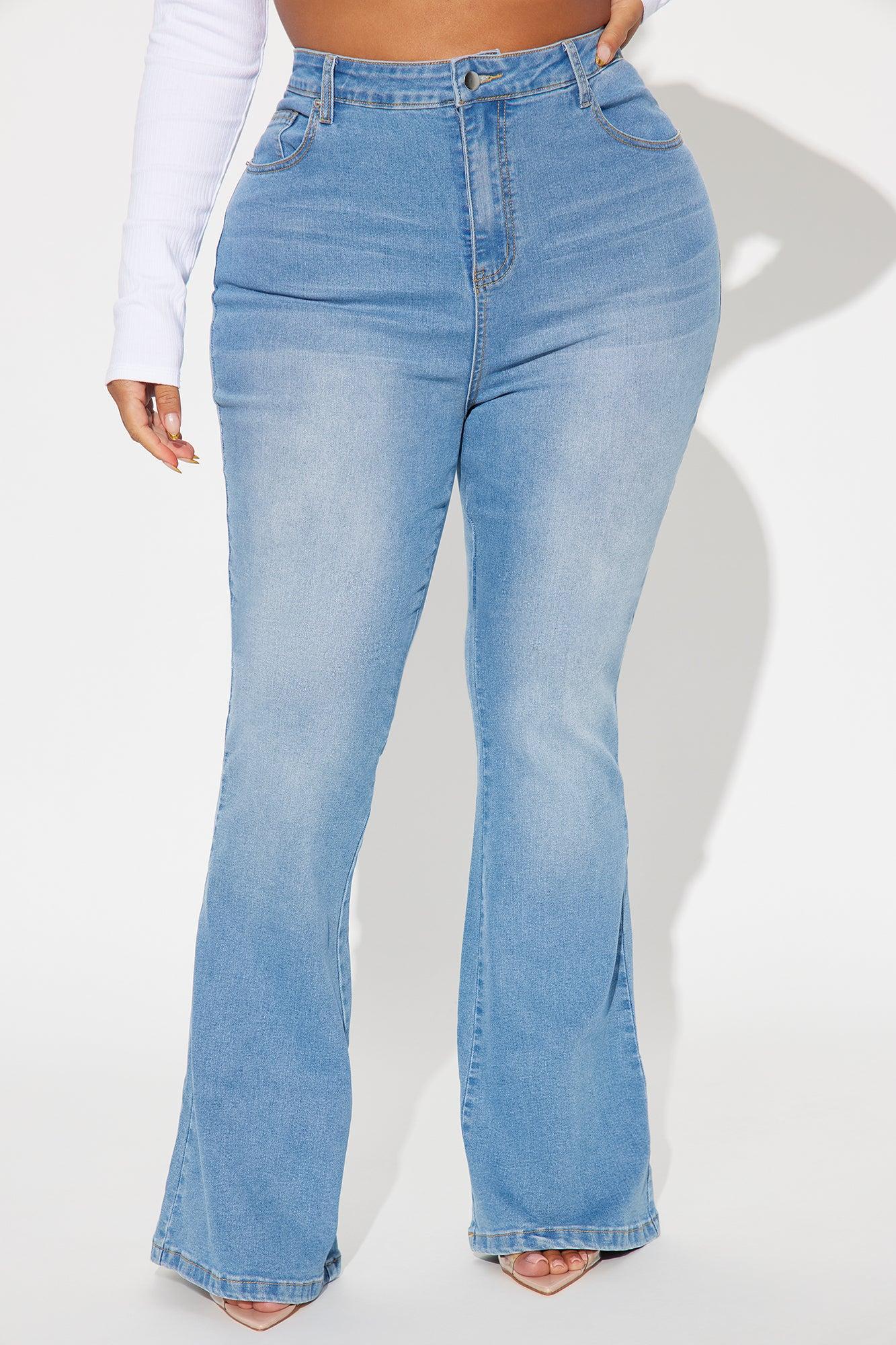 Called Your Bluff Stretch Bootcut Jeans - Medium Wash Product Image