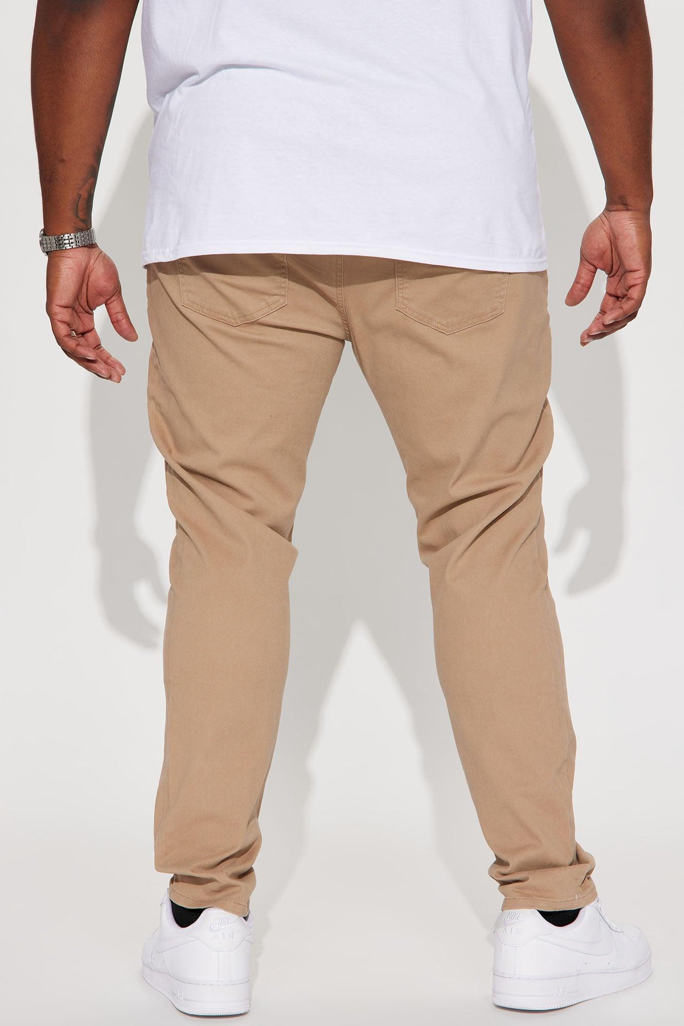 Mac Chino Skinny 5 Pocket Pants - Khaki Product Image