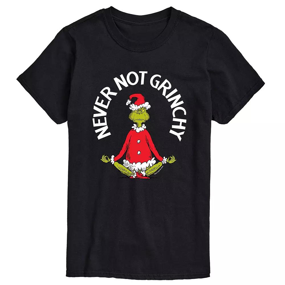 Big & Tall Never The Not Grinchy Tee, Men's,  Product Image