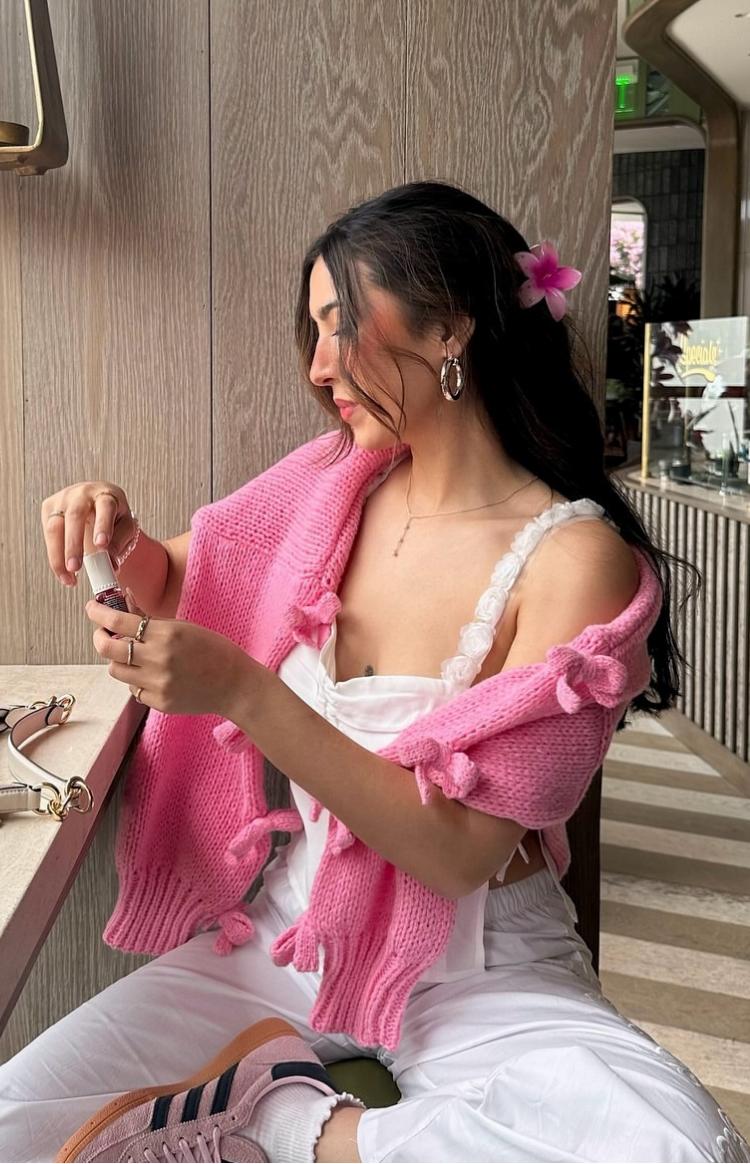 Short and Sweet Pink Knit Jumper Baby Product Image