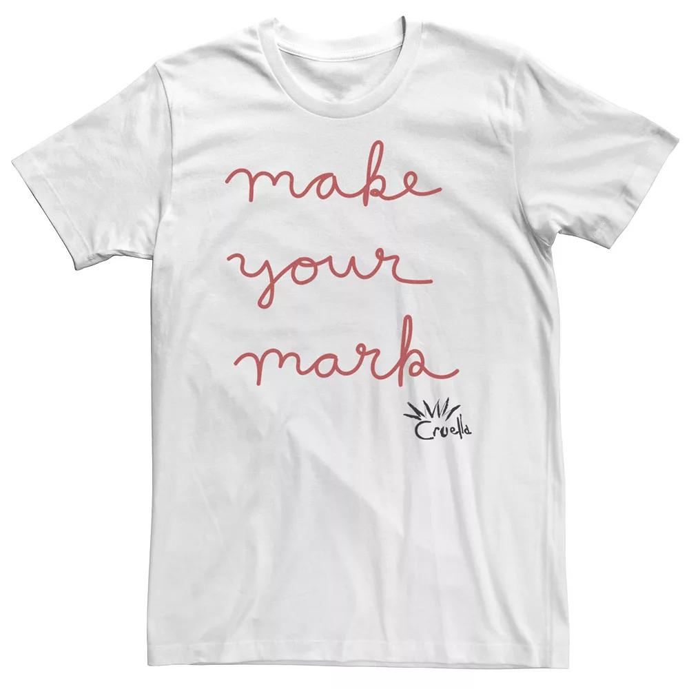 Big & Tall Disney Cruella Make Your Mark Tee, Men's,  Product Image