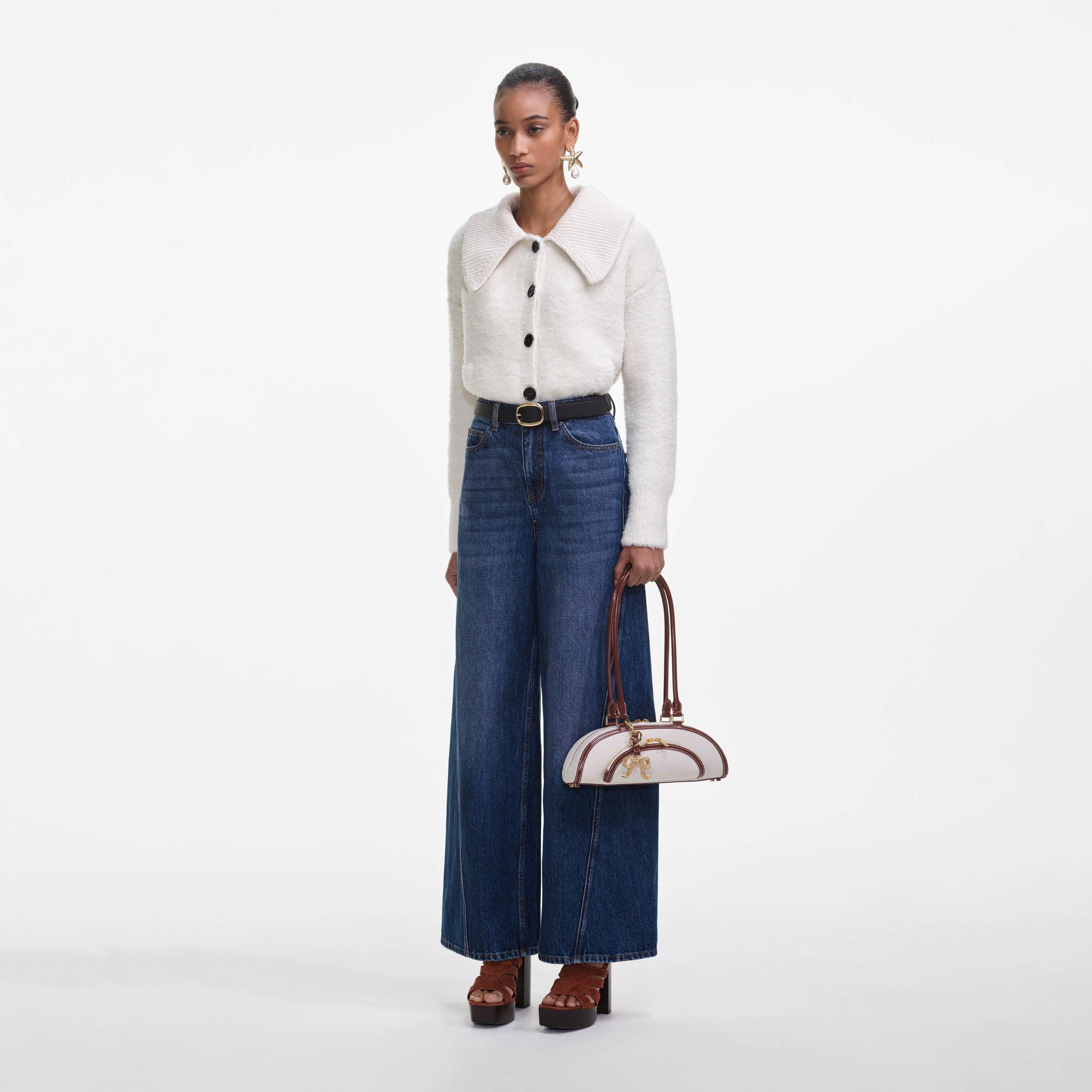 Bleached Denim Jeans Product Image