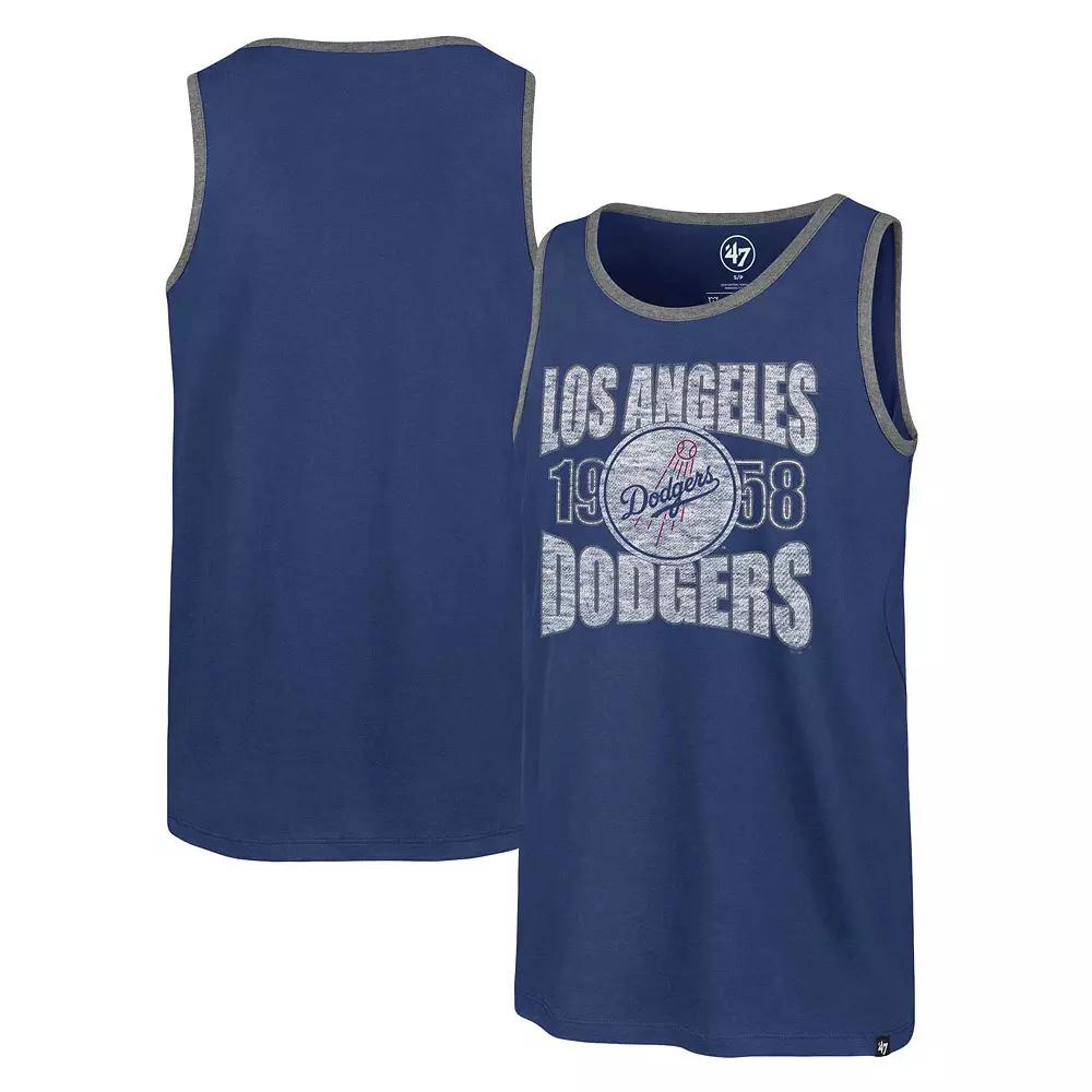 Men's '47 Navy Cleveland Guardians Upload Franklin Tank Top,  Product Image