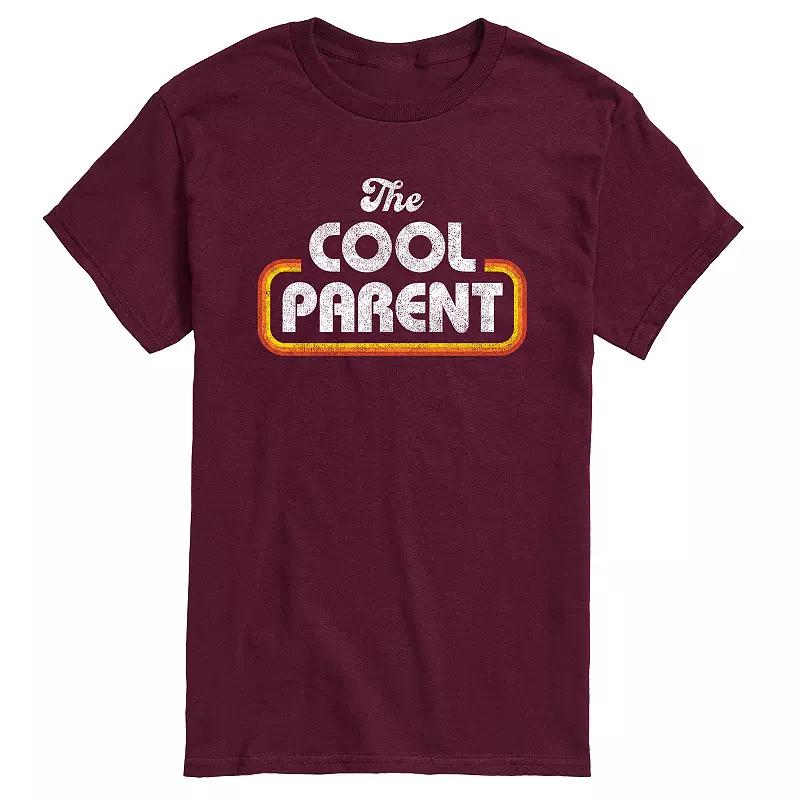 Big & Tall "The Cool Parent" Retro Graphic Tee, Men's,  Product Image