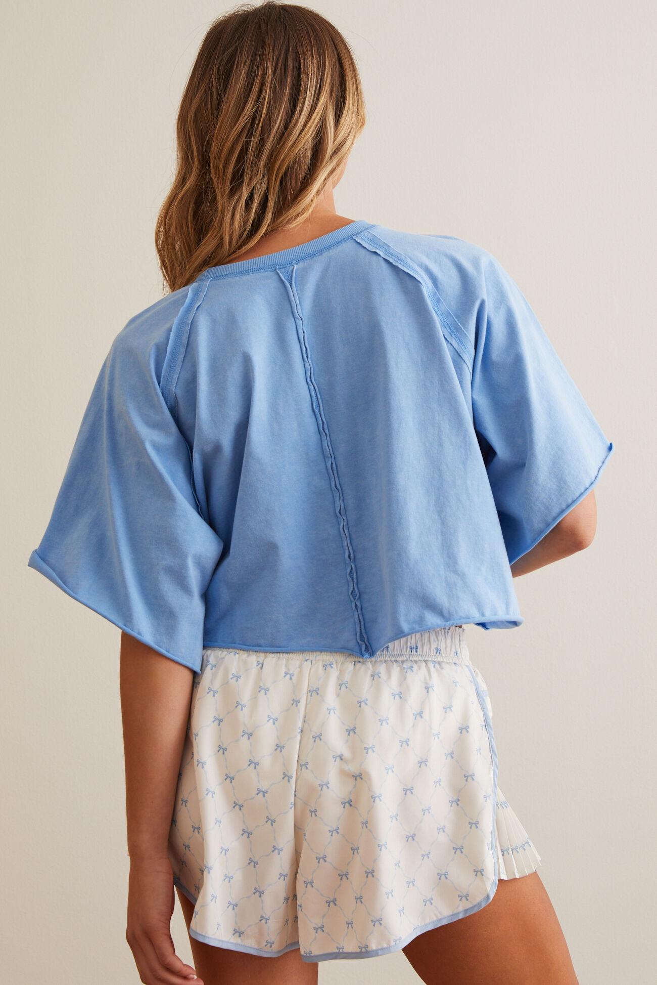 Finish Line Boxy Cropped Tee Product Image