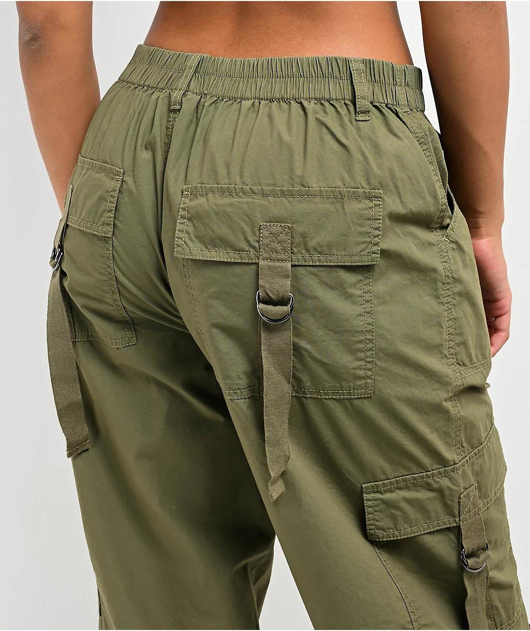 Empyre Maddison Avocado Cargo Pants Product Image