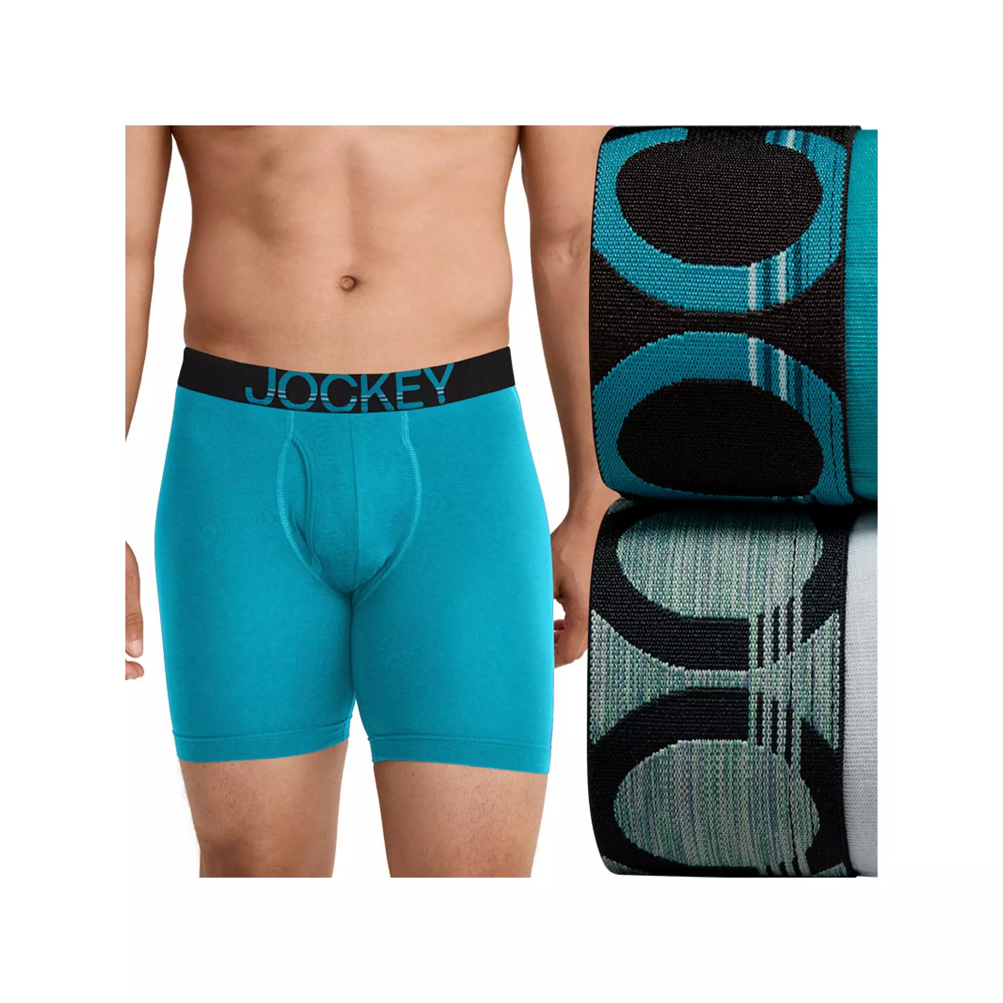 Big & Tall Jockey® 2-Pack ActiveStretch™ Midway® 7" Long-Leg Boxer Briefs, Men's,  Product Image