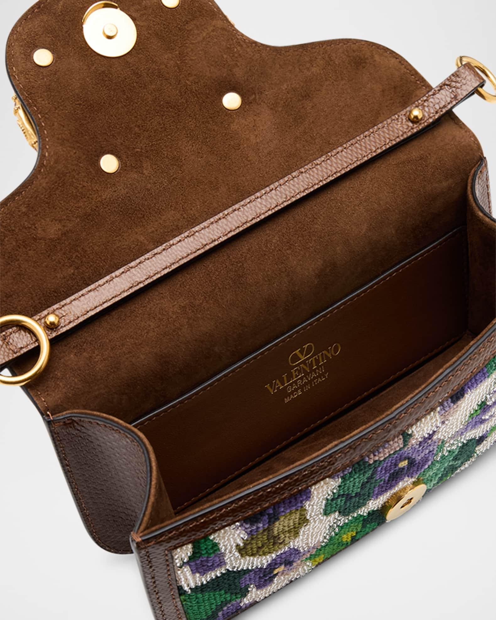 Loco Embroidered Small Shoulder Bag with Jewel Logo Product Image