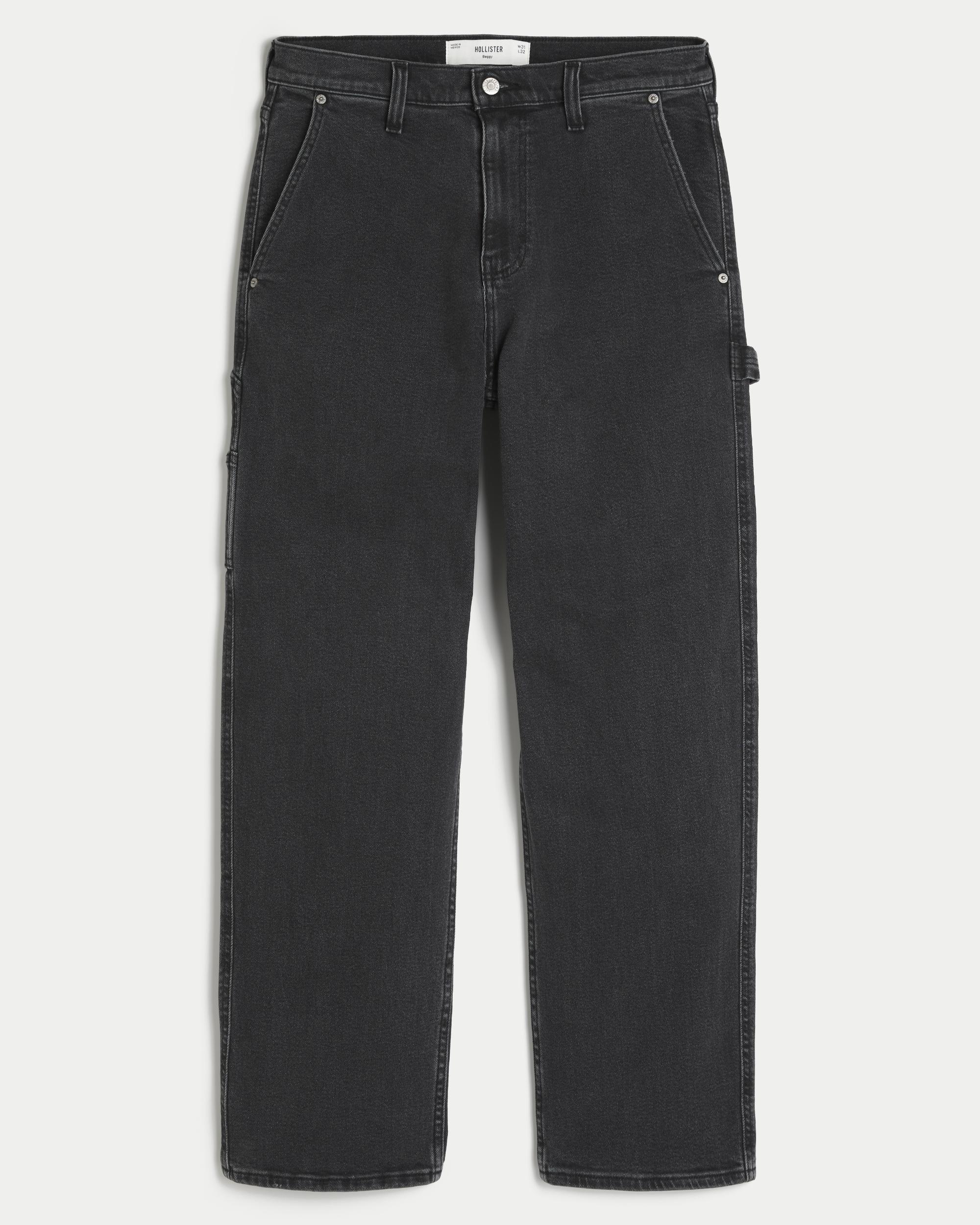 Medium Wash Baggy Jeans Product Image